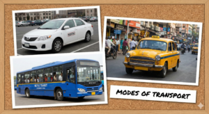 Various options for getting around Barbados including rental cars, public transport buses, and taxis.