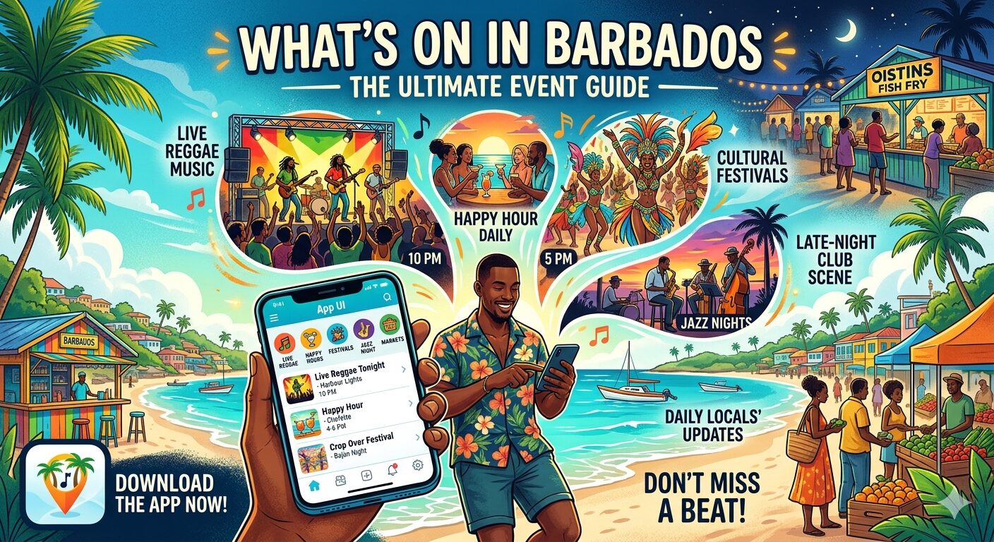 Event calendar and nightlife Barbados travel apps
