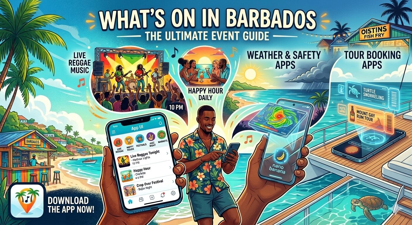 Weather and safety tracking Barbados travel apps